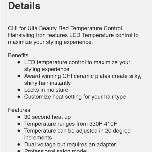 Chi Hair straightener - Picture 11 of 11